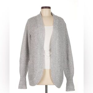 RD Style Women’s Light Gray Cozy Open-Front Cardigan Size Small